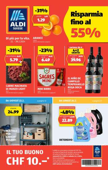Volantino Aldi - 22.2.2024 - 28.2.2024.