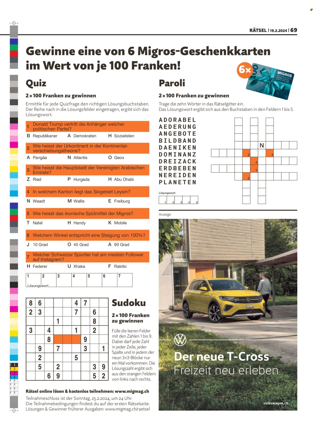Volantino Migros - 19.2.2024 - 25.2.2024. Pagina 69