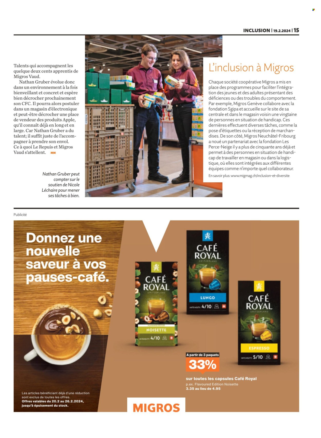 Volantino Migros - 19.2.2024 - 25.2.2024. Pagina 15