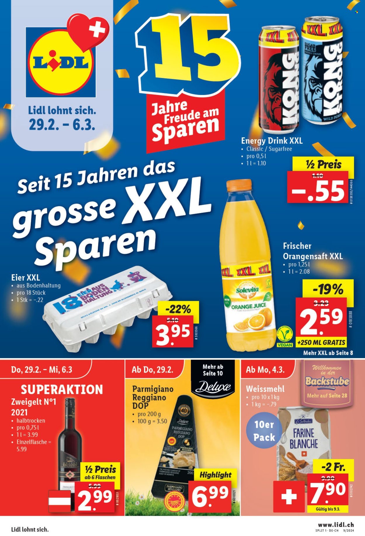 Volantino Lidl - 29.2.2024 - 6.3.2024. Pagina 1