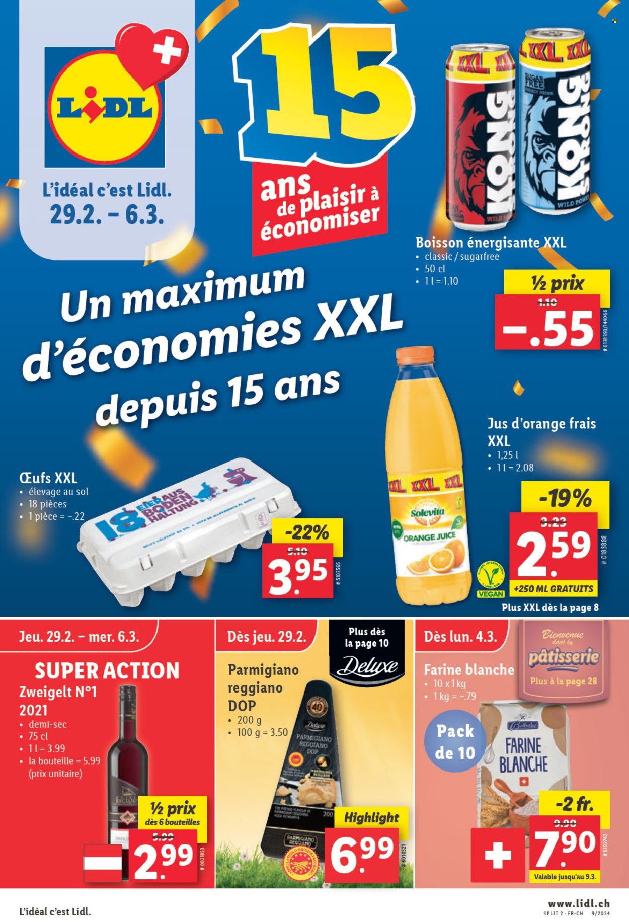 Prospekt Lidl - 29.2.2024 - 6.3.2024. Seite 1