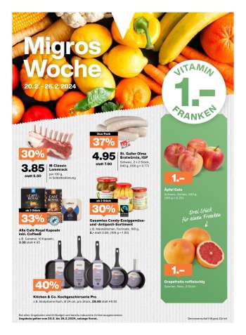 Catalogue Migros - 20.2.2024 - 26.2.2024.