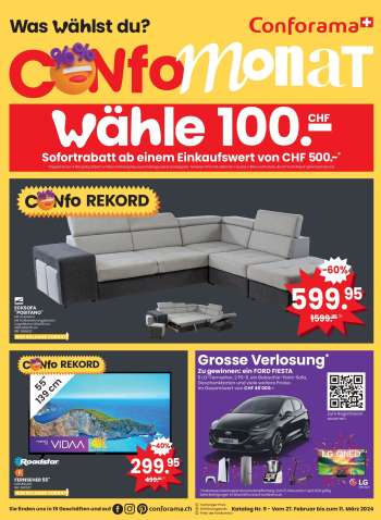 Volantino Conforama - 27.2.2024 - 11.3.2024.