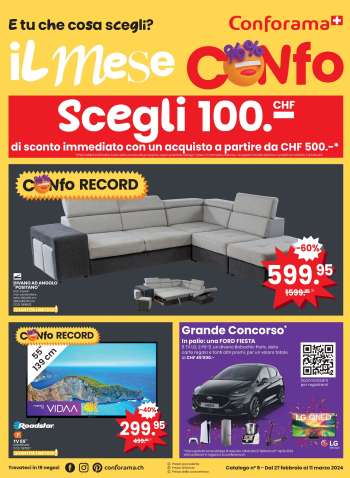 Volantino Conforama - 27.2.2024 - 11.3.2024.