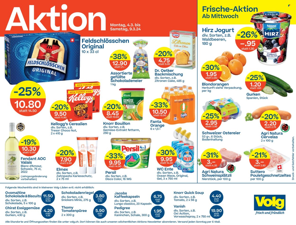Catalogue Volg - 4.3.2024 - 9.3.2024. Page 1