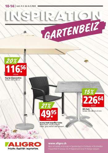 Prospekte ALIGRO - 4.3.2024 - 6.4.2024.