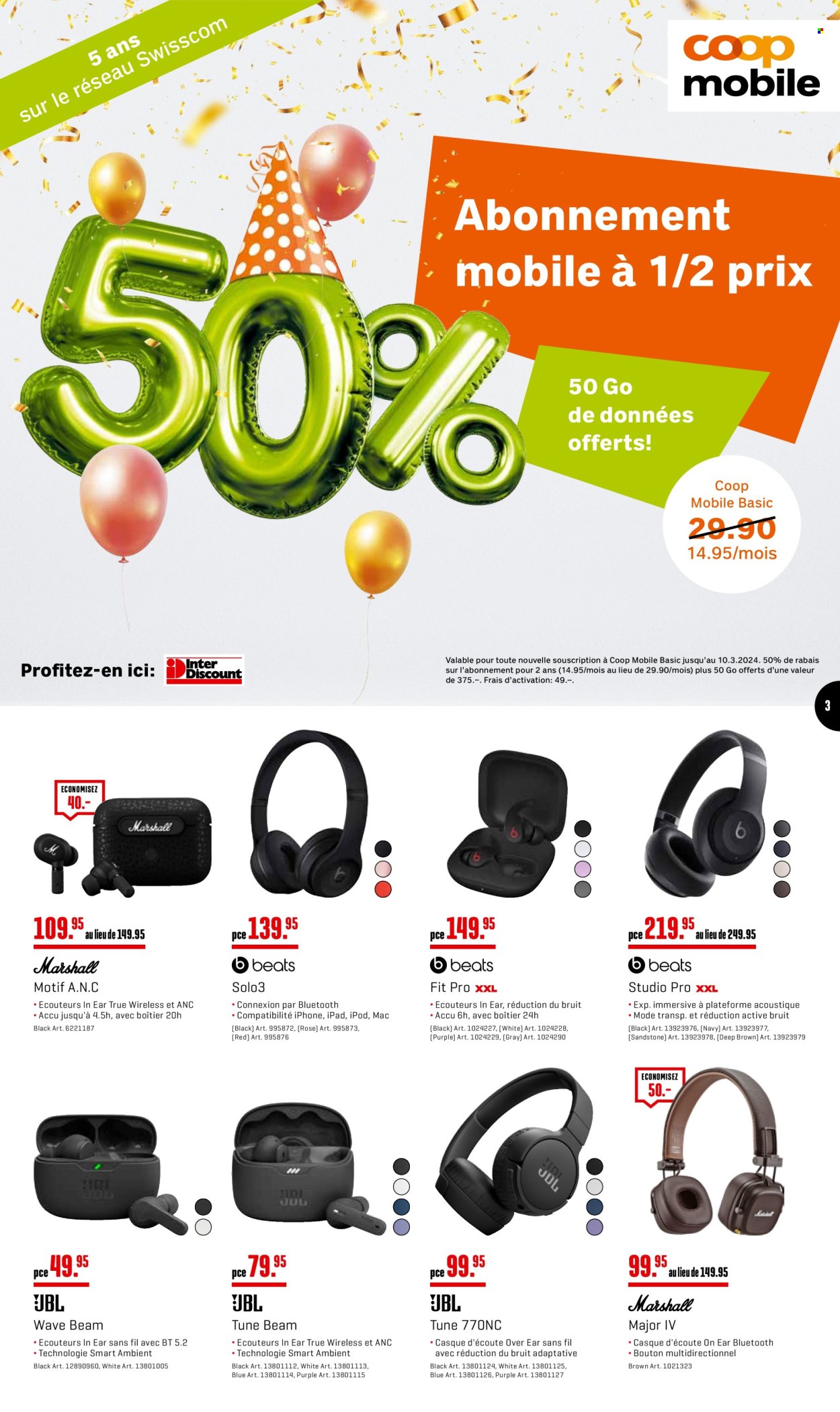 Prospekt Interdiscount - 26.2.2024 - 10.3.2024. Seite 3