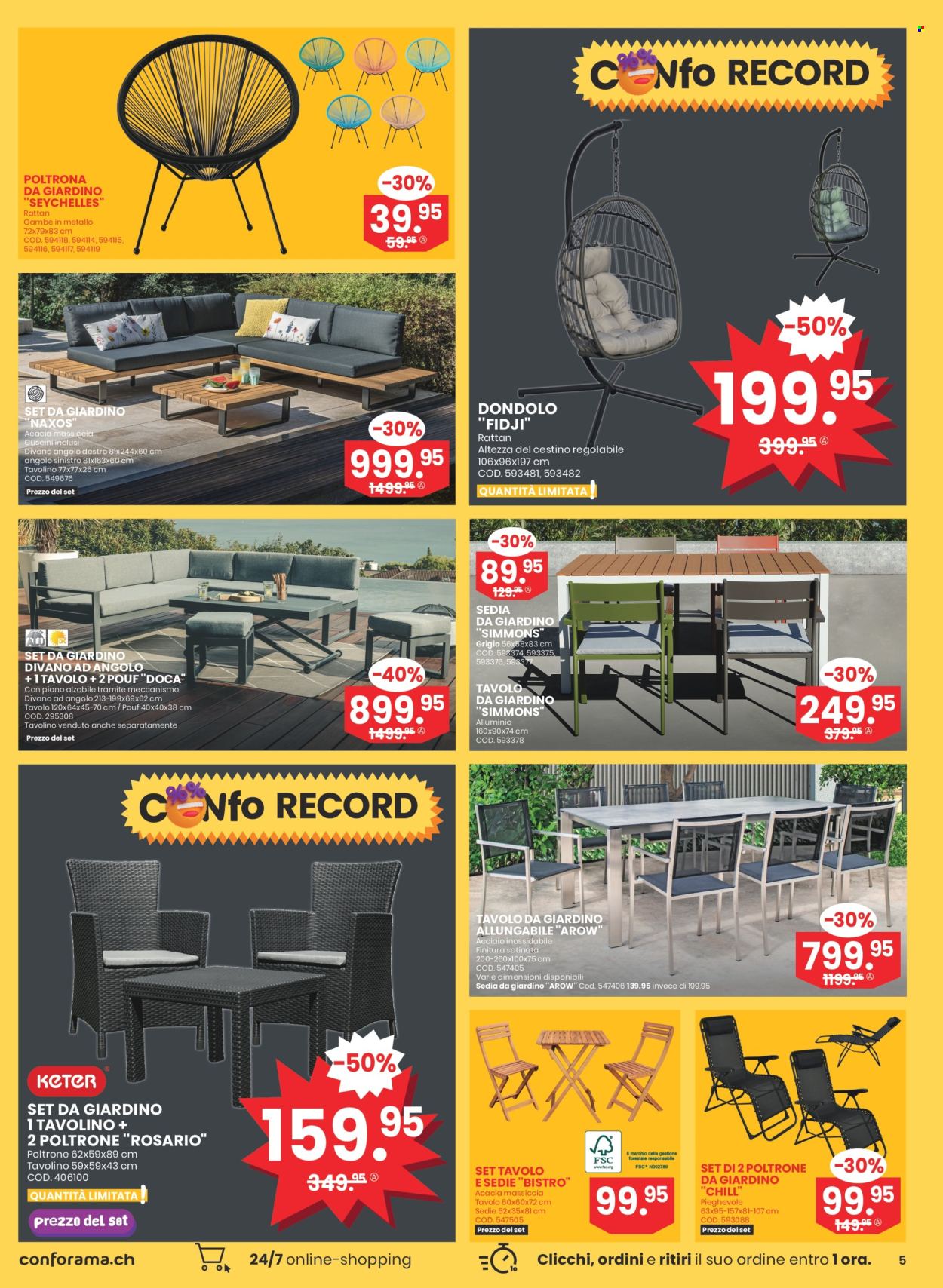Volantino Conforama - 12.3.2024 - 23.3.2024. Pagina 5