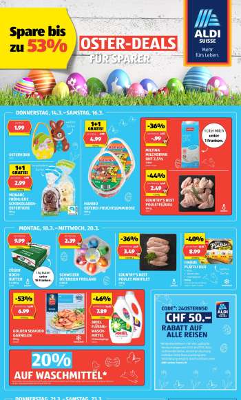 Volantino Aldi - 14.3.2024 - 30.3.2024.