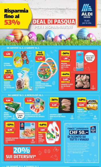 Volantino Aldi - 14.3.2024 - 30.3.2024.