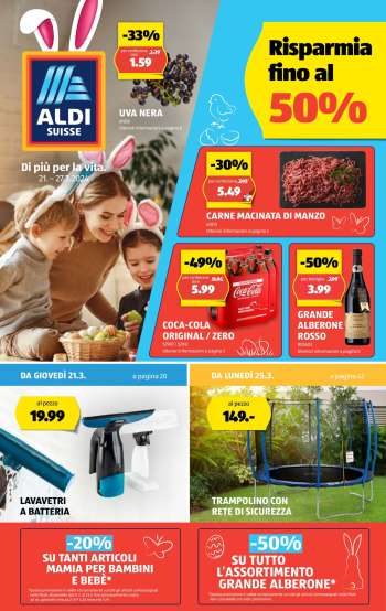 Volantino Aldi - 21.3.2024 - 27.3.2024.