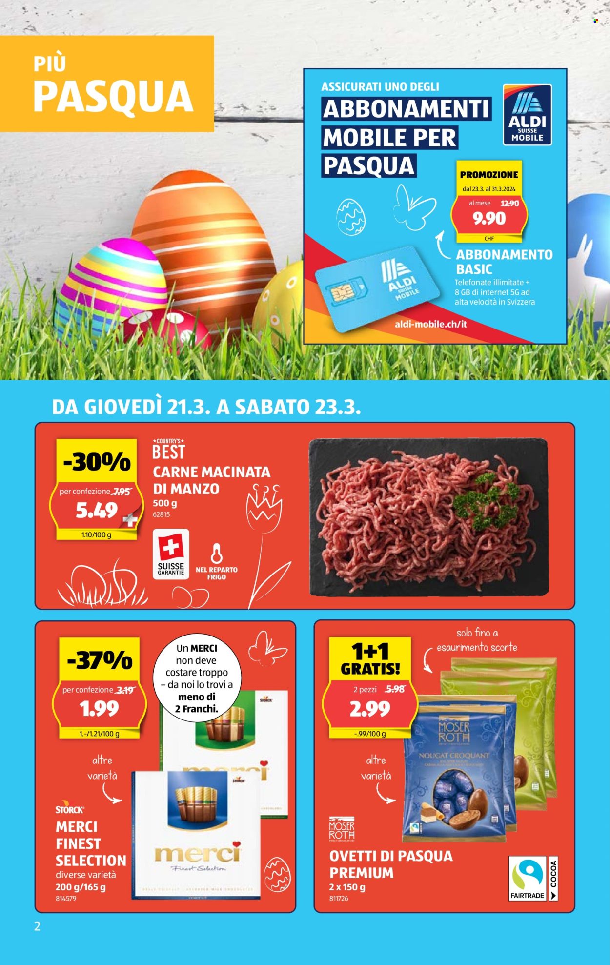 Volantino Aldi - 21.3.2024 - 27.3.2024. Pagina 2