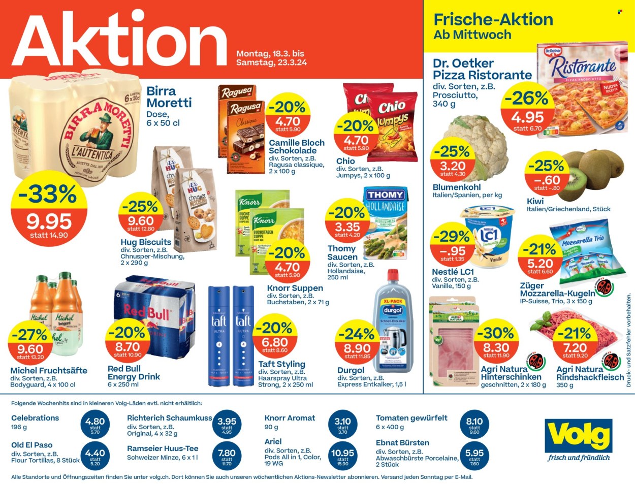 Catalogue Volg - 18.3.2024 - 23.3.2024. Page 1