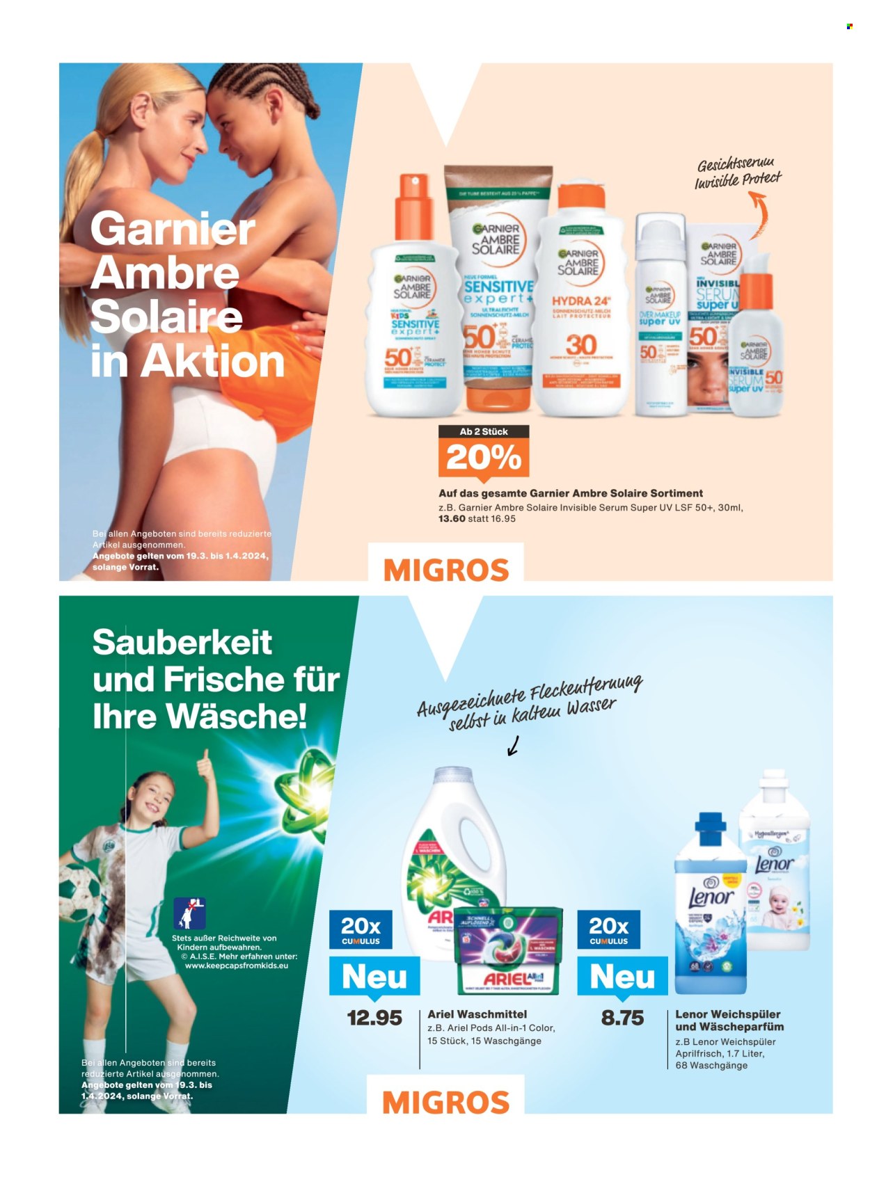 Prospekt Migros - 18.3.2024 - 24.3.2024. Seite 56