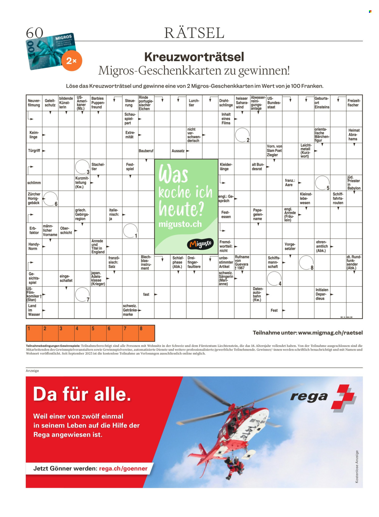 Prospekt Migros - 18.3.2024 - 24.3.2024. Seite 60