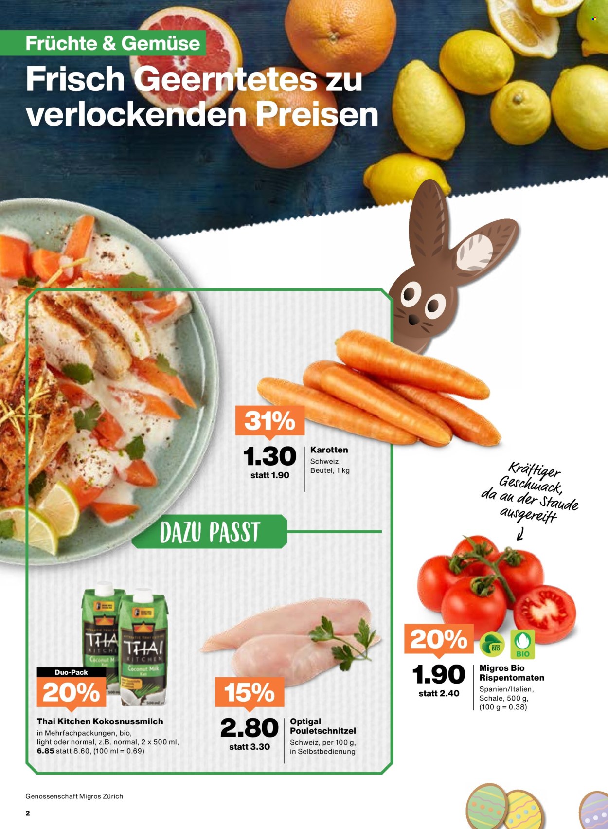 Prospekt Migros - 19.3.2024 - 25.3.2024. Seite 2