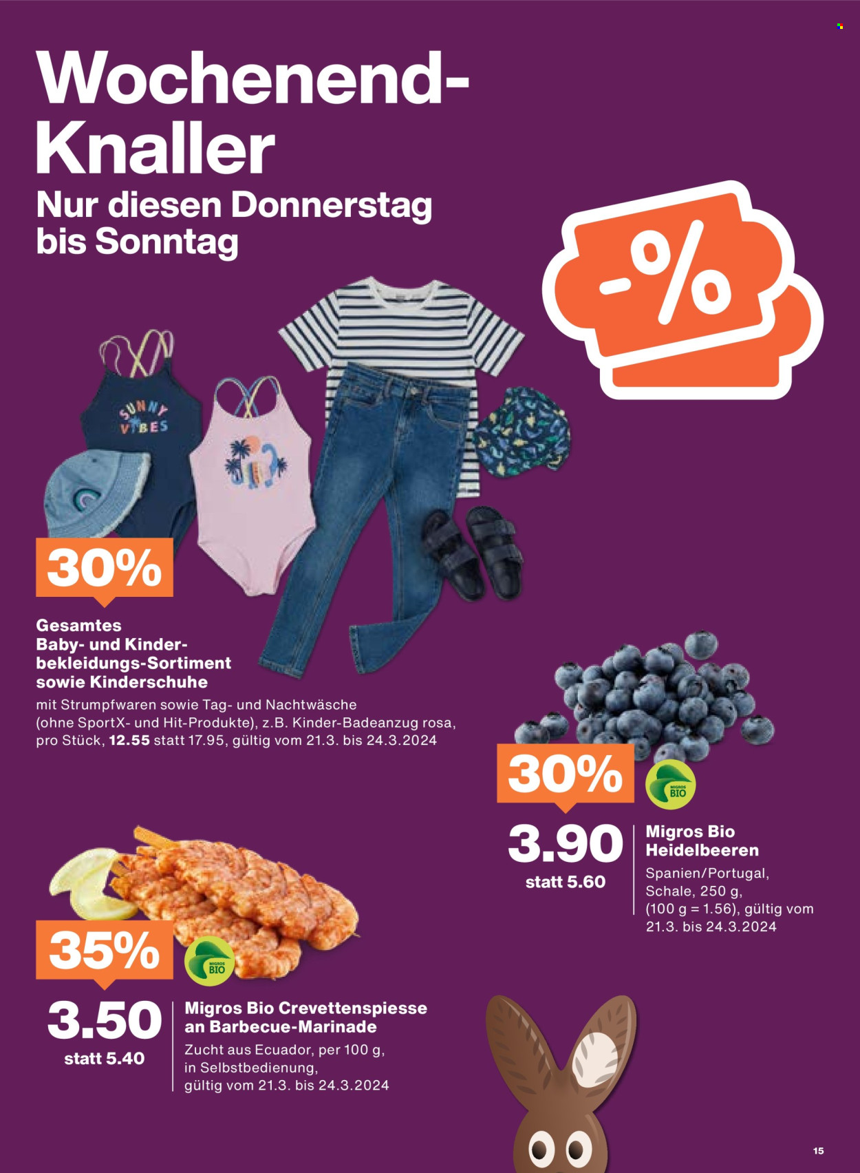 Prospekt Migros - 19.3.2024 - 25.3.2024. Seite 15