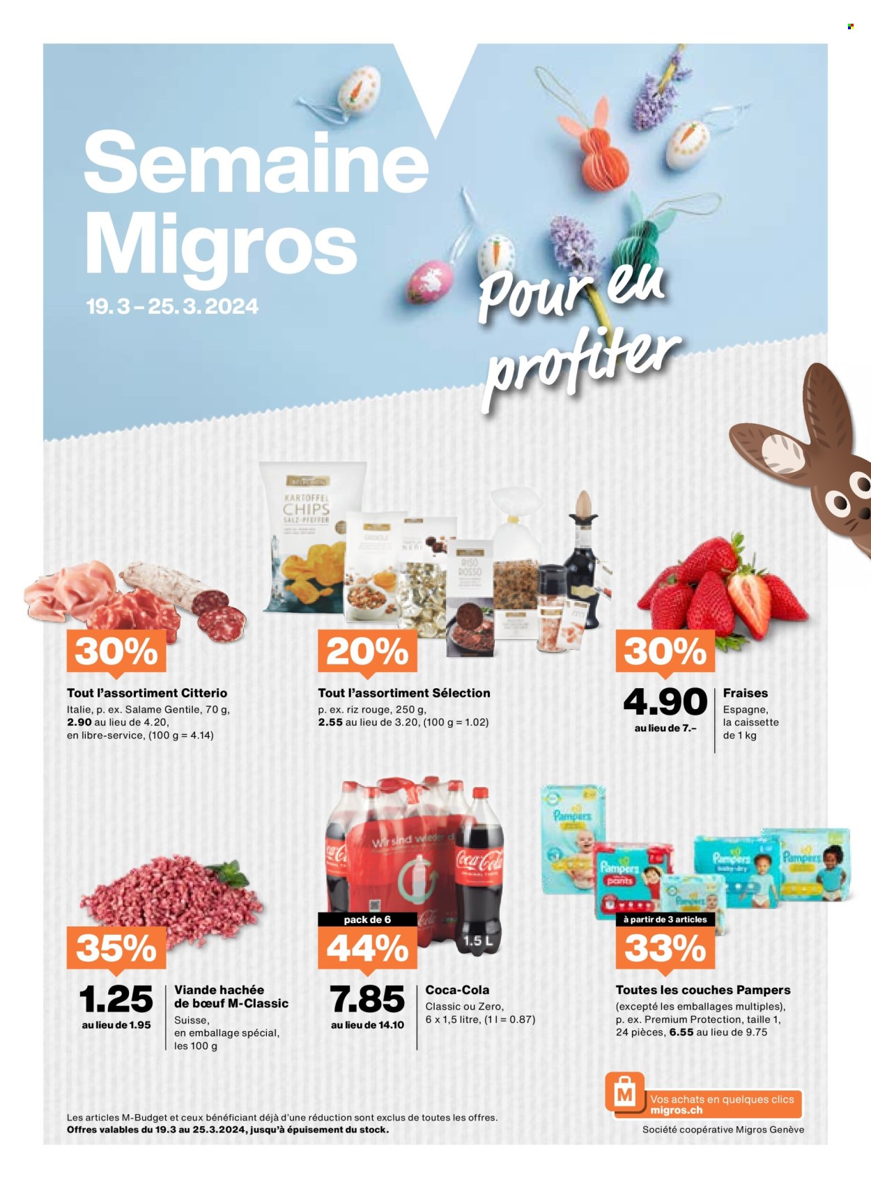 Prospekt Migros - 19.3.2024 - 25.3.2024. Seite 1