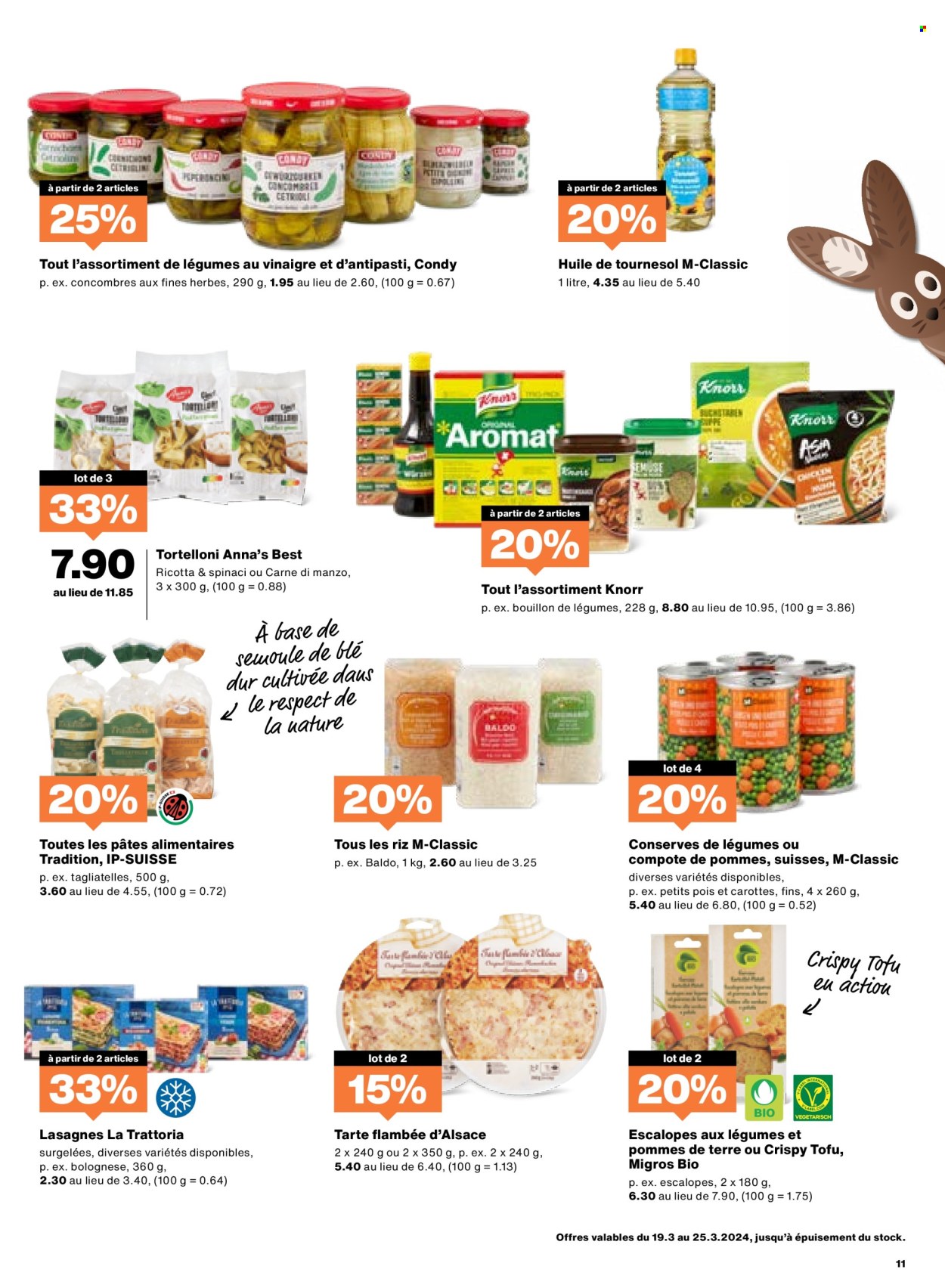 Prospekt Migros - 19.3.2024 - 25.3.2024. Seite 11