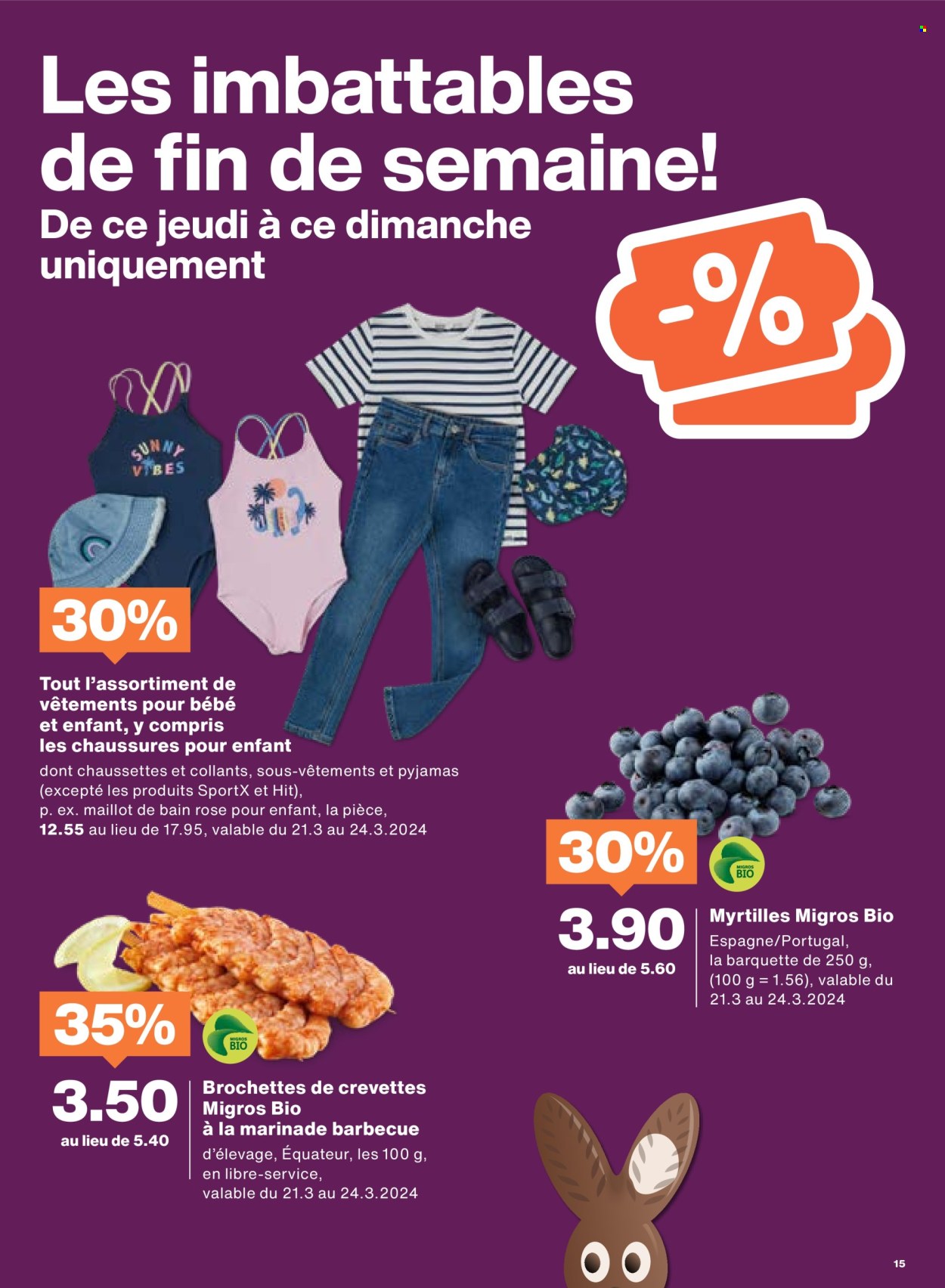 Prospekt Migros - 19.3.2024 - 25.3.2024. Seite 15