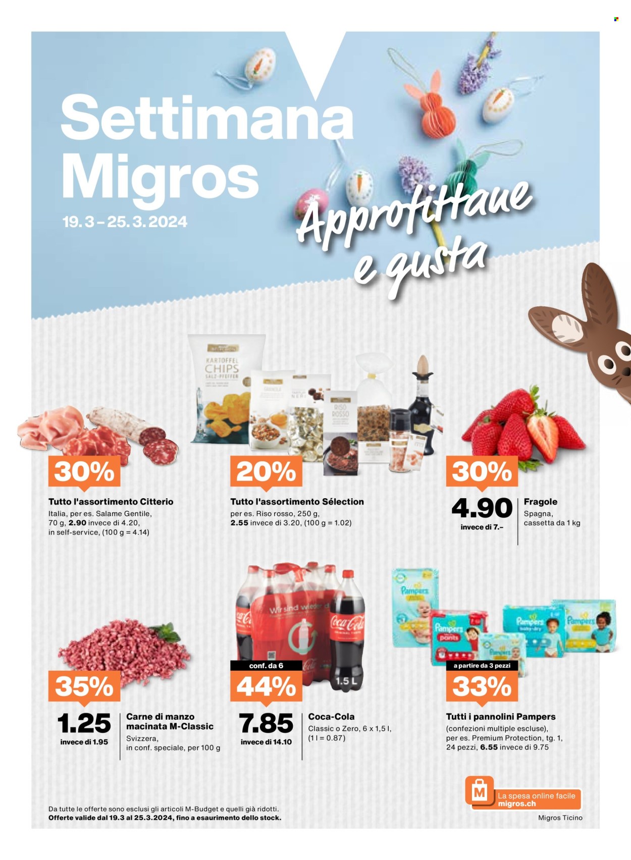 Prospekt Migros - 19.3.2024 - 25.3.2024. Seite 1