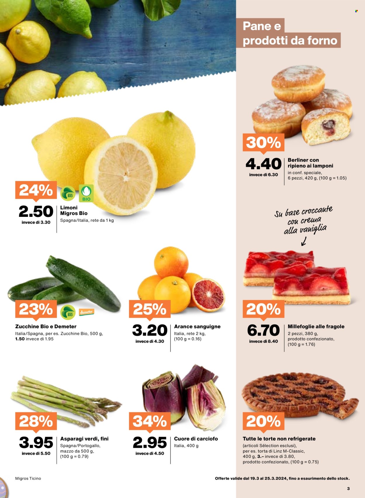 Prospekt Migros - 19.3.2024 - 25.3.2024. Seite 3