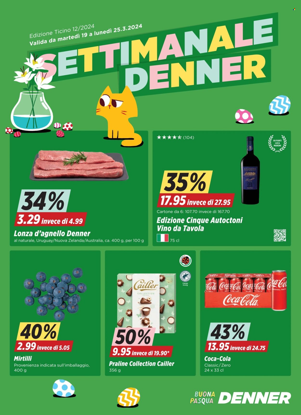 Volantino Denner - 19.3.2024 - 25.3.2024. Pagina 1
