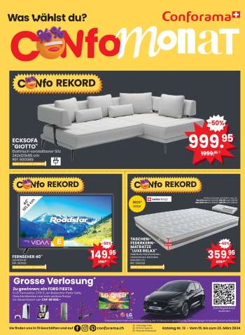 Catalogue Conforama - 19.3.2024 - 23.3.2024.