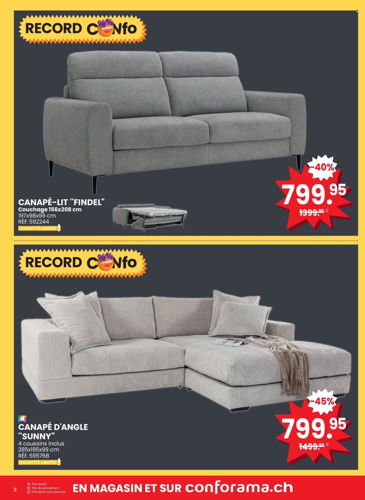 Volantino Conforama - 19.3.2024 - 23.3.2024. Pagina 2