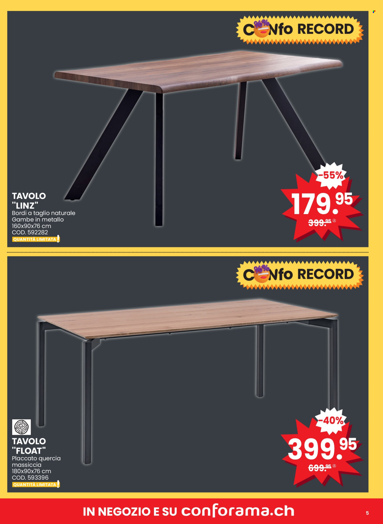Volantino Conforama - 19.3.2024 - 23.3.2024. Pagina 5