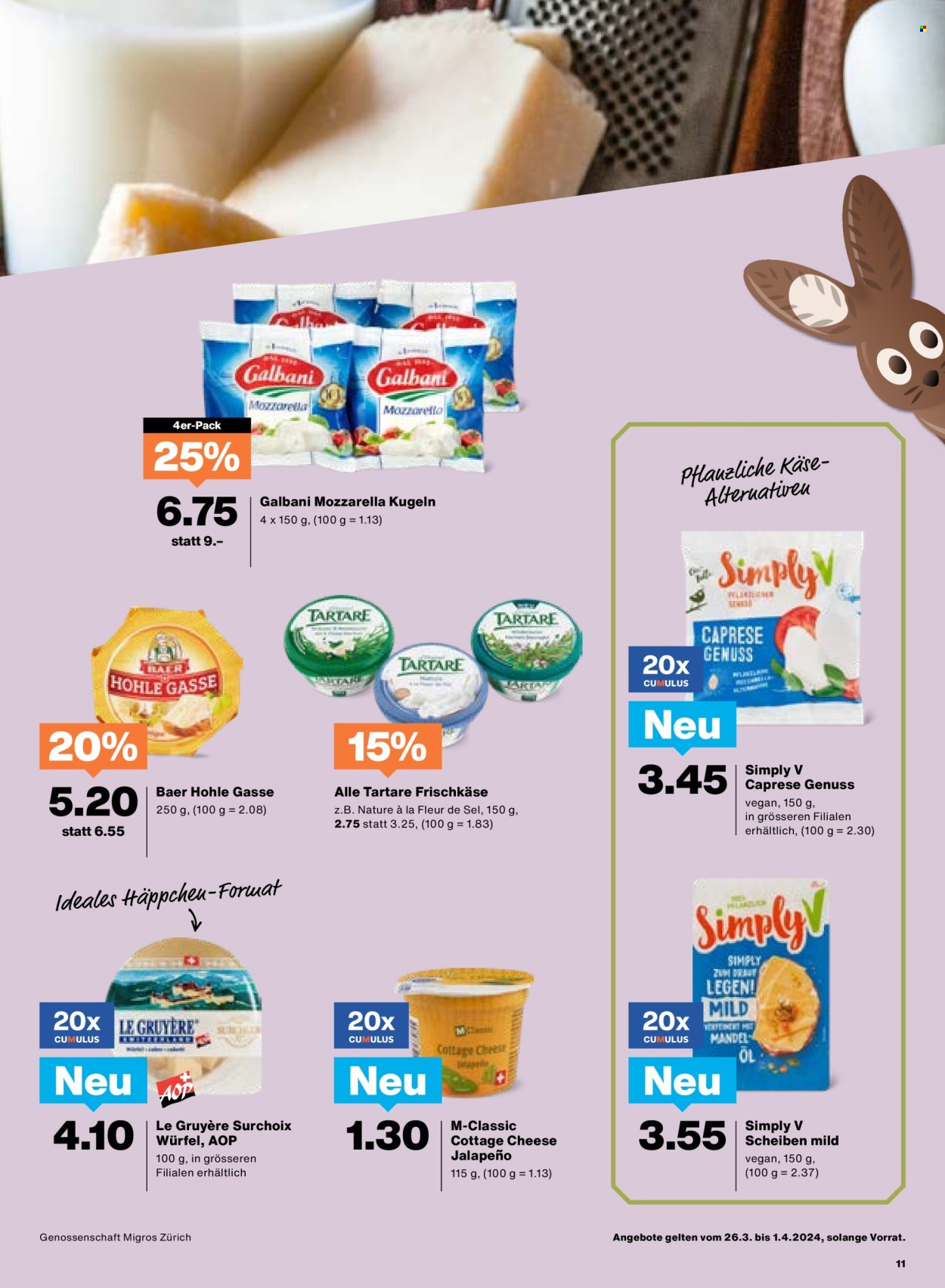 Prospekt Migros - 26.3.2024 - 1.4.2024. Seite 11