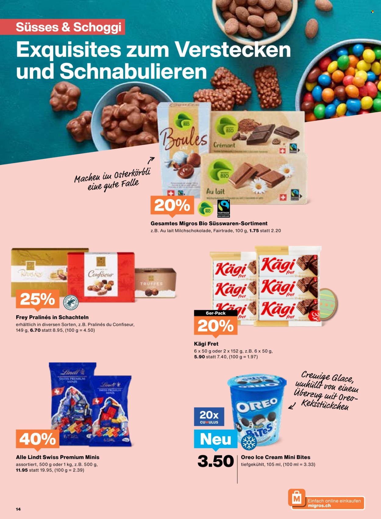 Prospekt Migros - 26.3.2024 - 1.4.2024. Seite 14