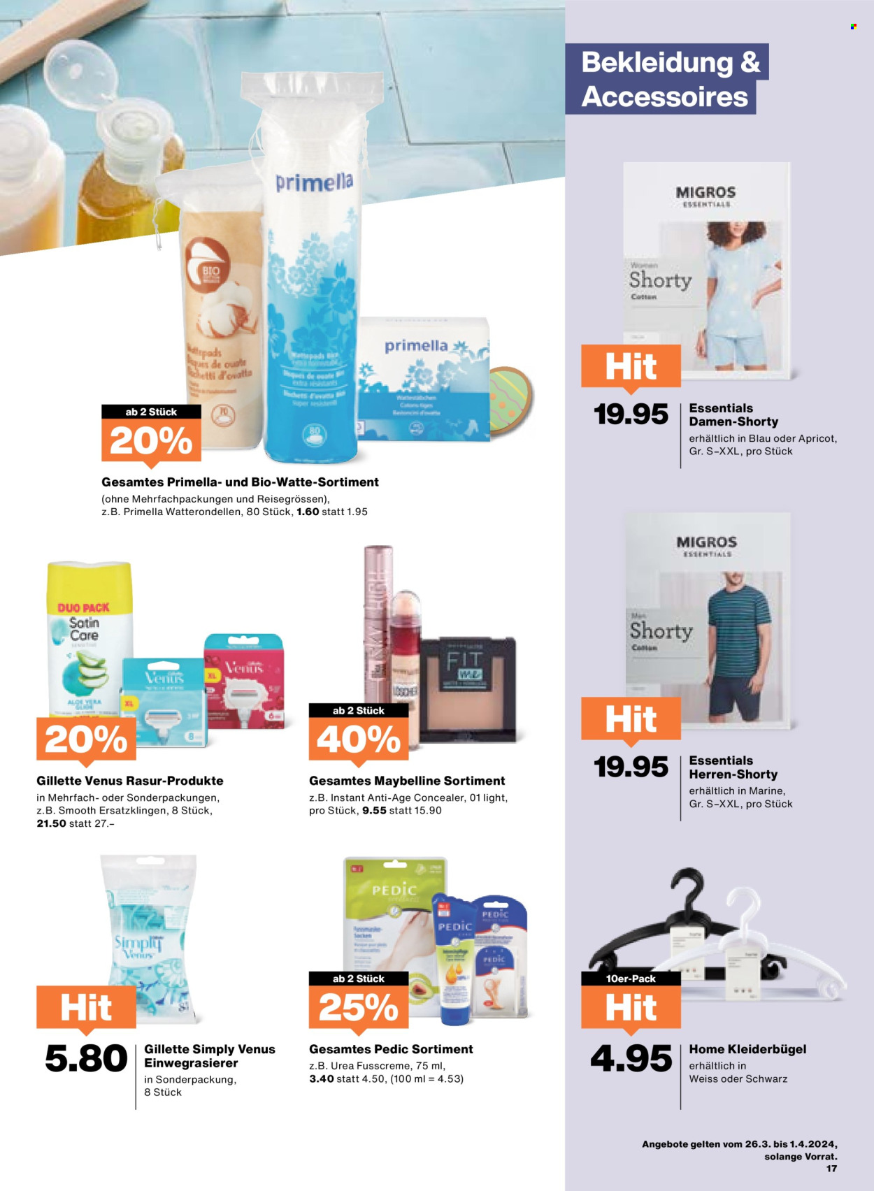 Prospekt Migros - 26.3.2024 - 1.4.2024. Seite 17