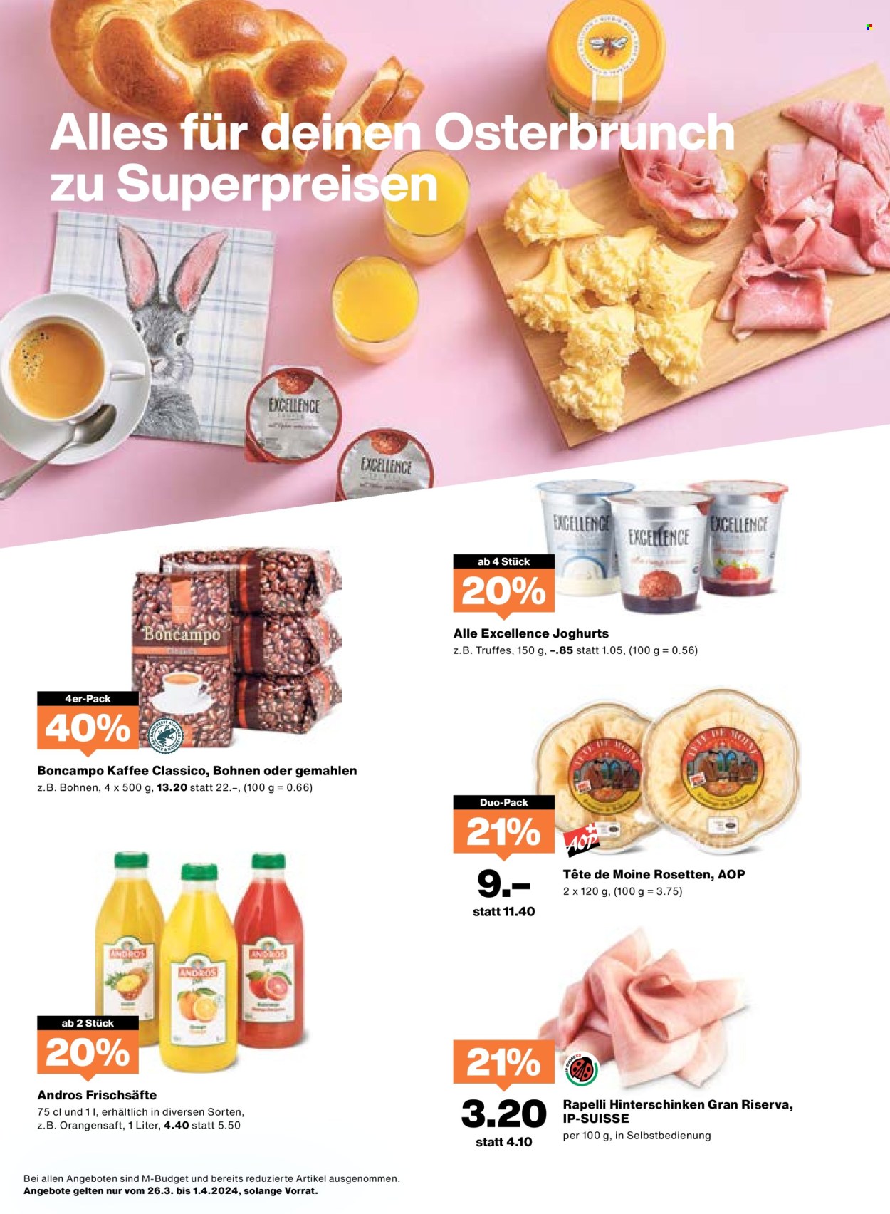 Prospekt Migros - 26.3.2024 - 1.4.2024. Seite 20