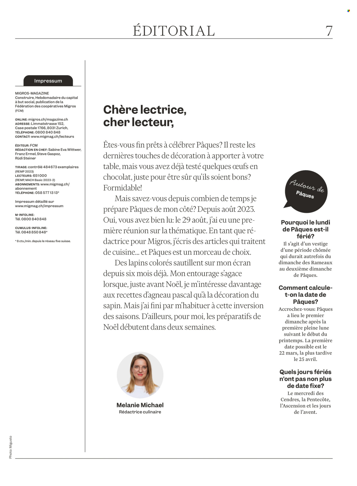 Prospekt Migros - 25.3.2024 - 31.3.2024. Seite 7