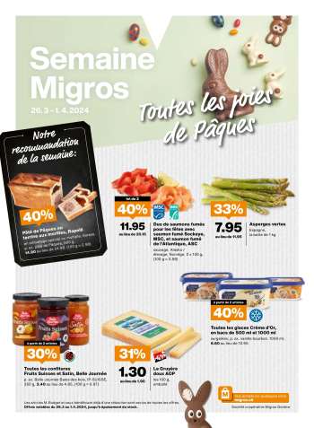 Volantino Migros - 26.3.2024 - 1.4.2024.