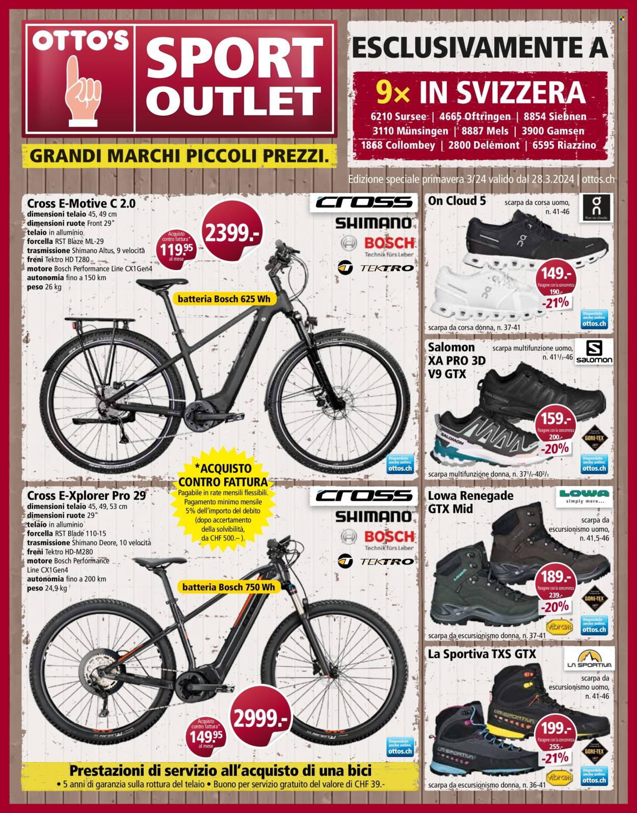 Prospekt Otto's. Seite 1