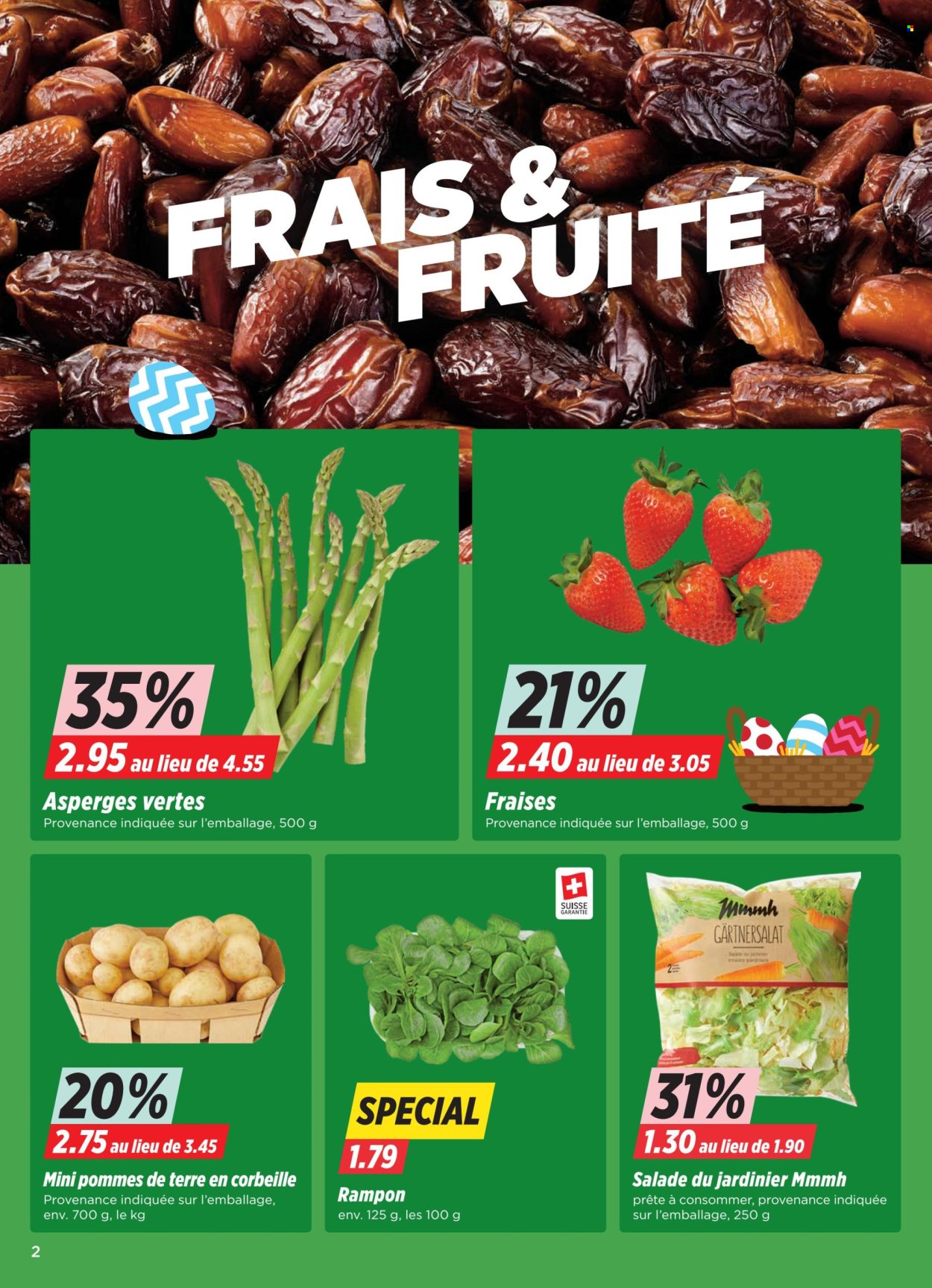 Prospekt Denner - 26.3.2024 - 1.4.2024. Seite 2