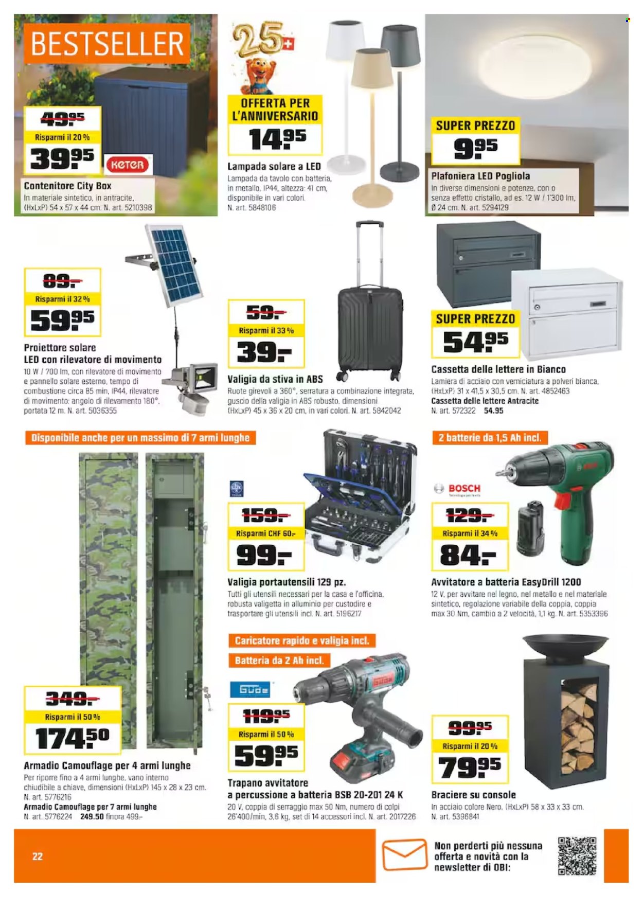 Volantino OBI - 25.3.2024 - 6.4.2024. Pagina 22