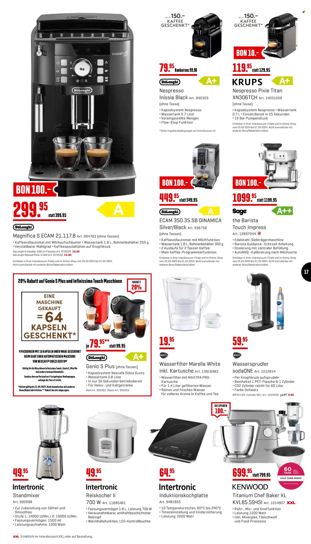 Prospekt Interdiscount - 25.3.2024 - 7.4.2024. Seite 17