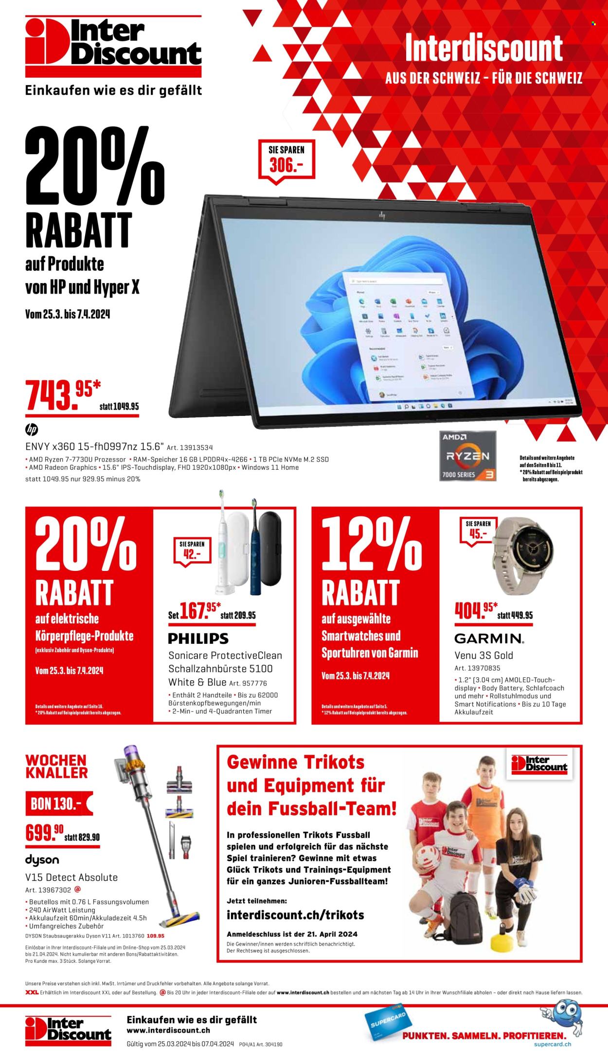 Prospekt Interdiscount - 25.3.2024 - 7.4.2024. Seite 20