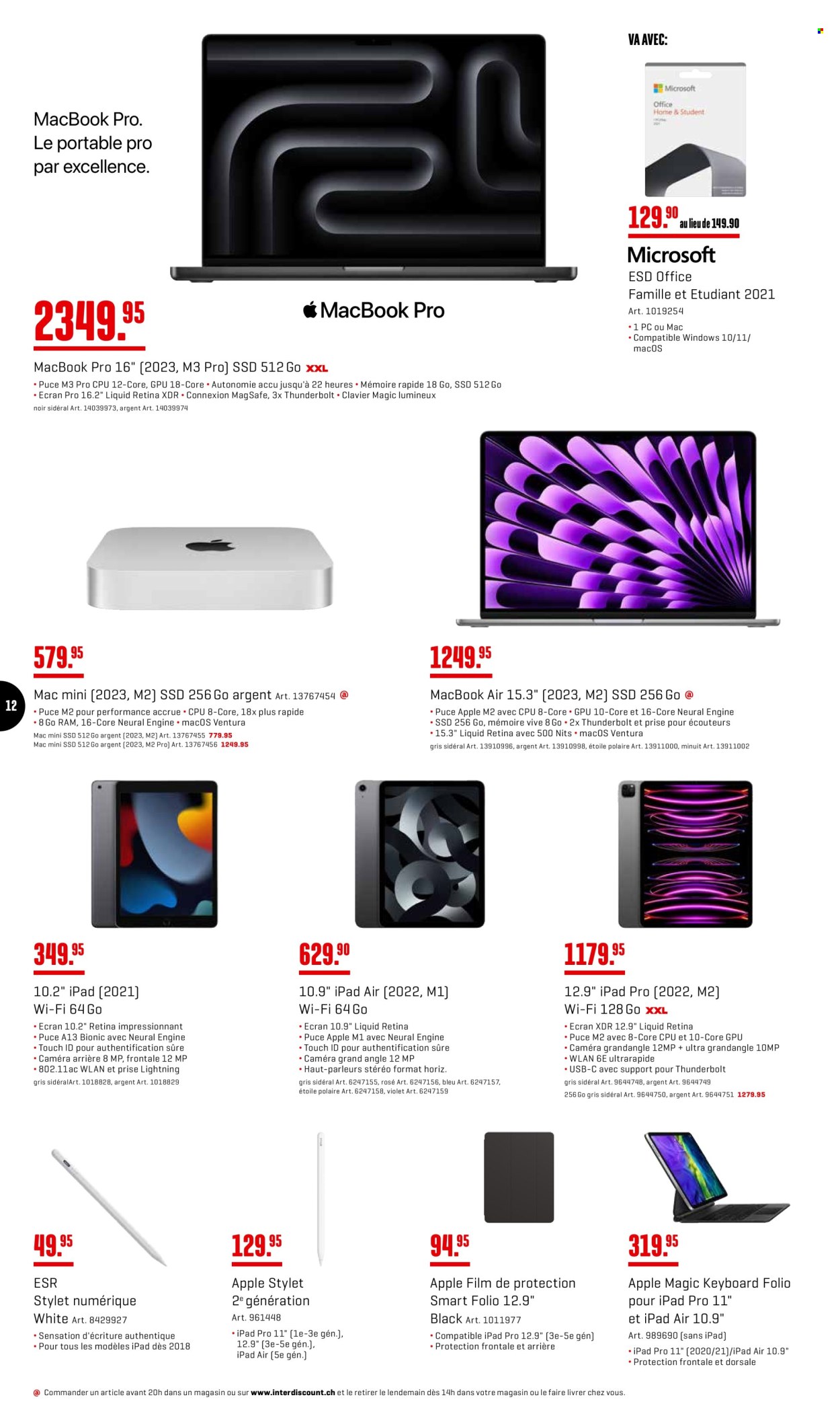 Catalogue Interdiscount - 25.3.2024 - 7.4.2024. Page 12