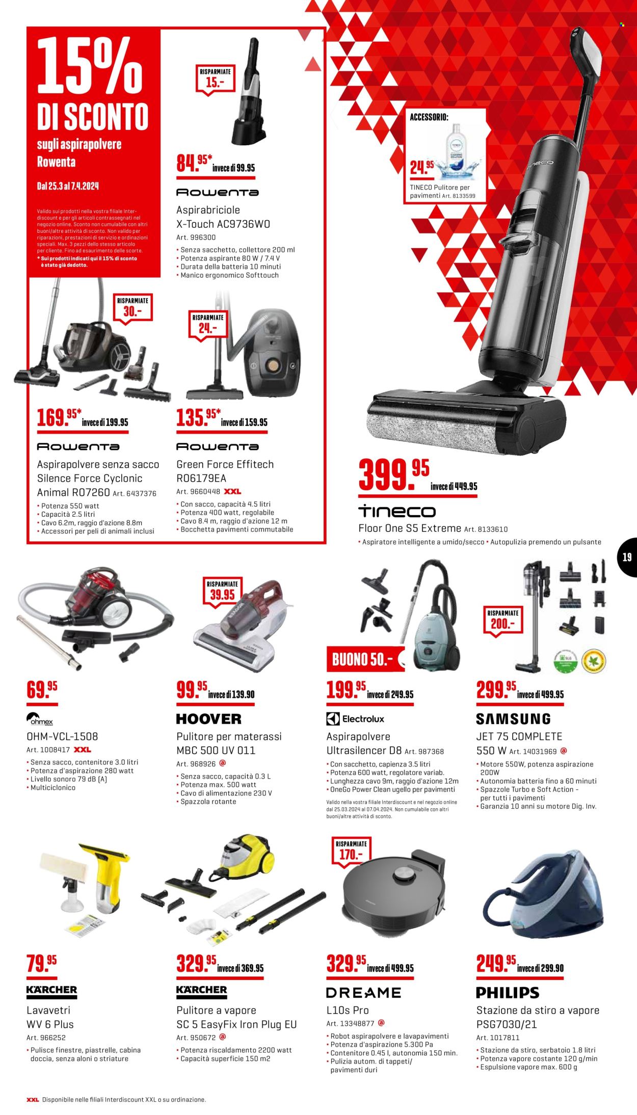 Volantino Interdiscount - 25.3.2024 - 7.4.2024. Pagina 19