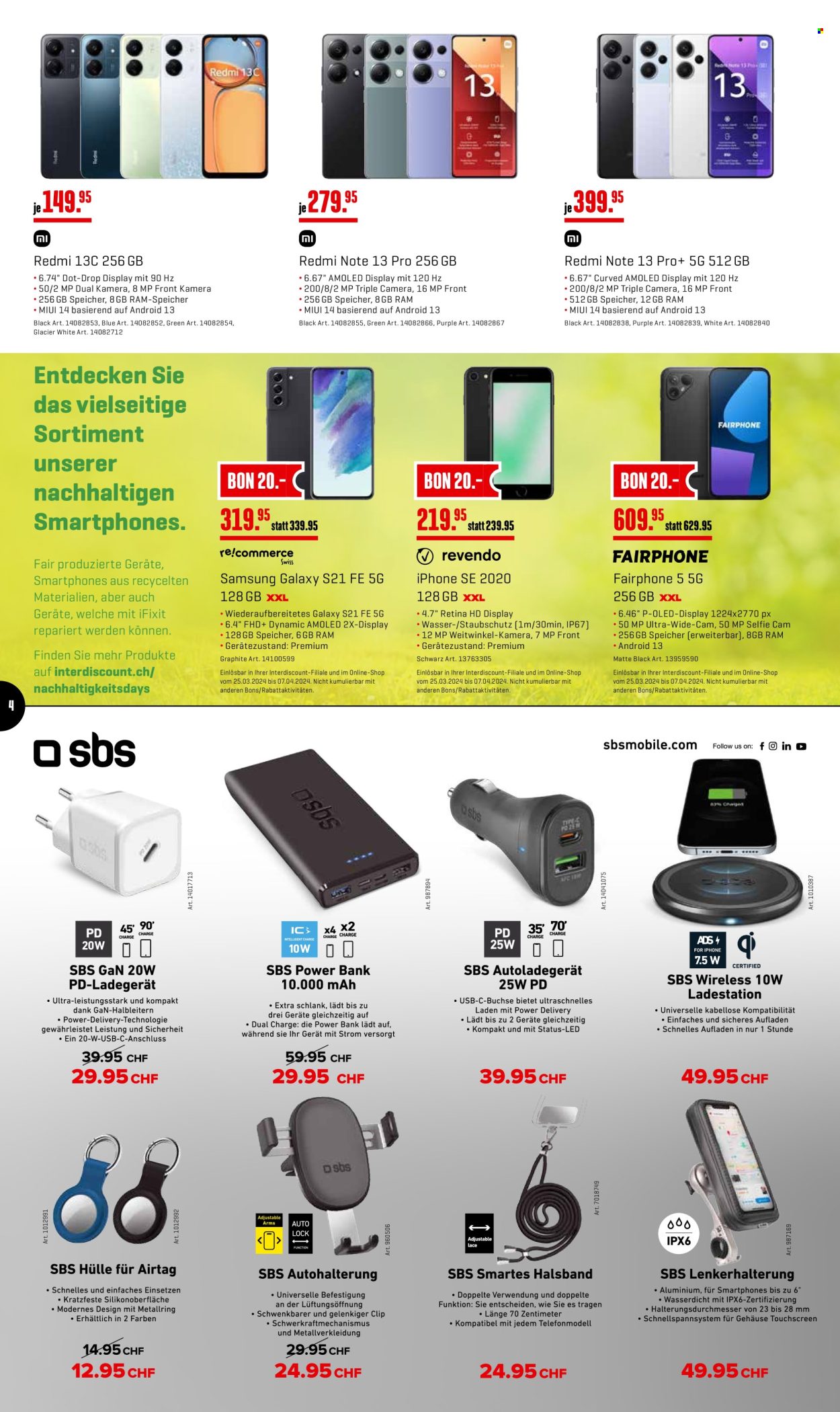 Prospekt Interdiscount - 25.3.2024 - 7.4.2024. Seite 4