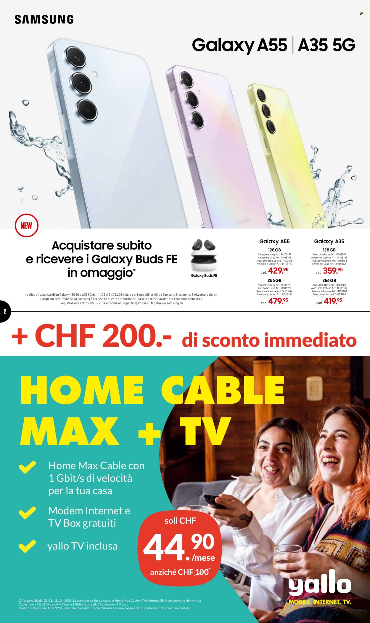 Volantino Interdiscount - 25.3.2024 - 7.4.2024. Pagina 2