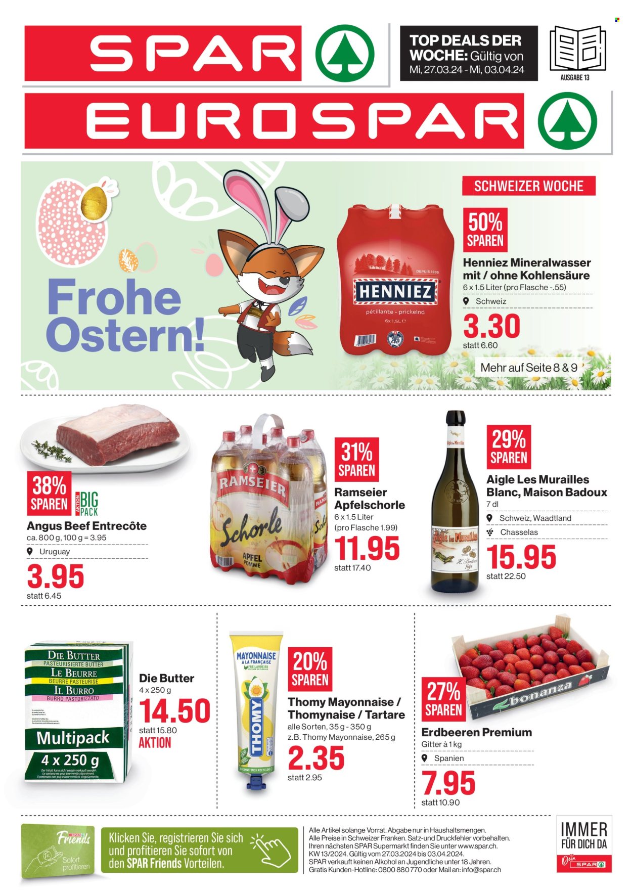 Volantino SPAR - 27.3.2024 - 3.4.2024. Pagina 1