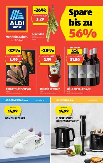 Volantino Aldi - 4.4.2024 - 10.4.2024.