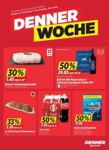 Prospekte Denner - 9.4.2024 - 15.4.2024.