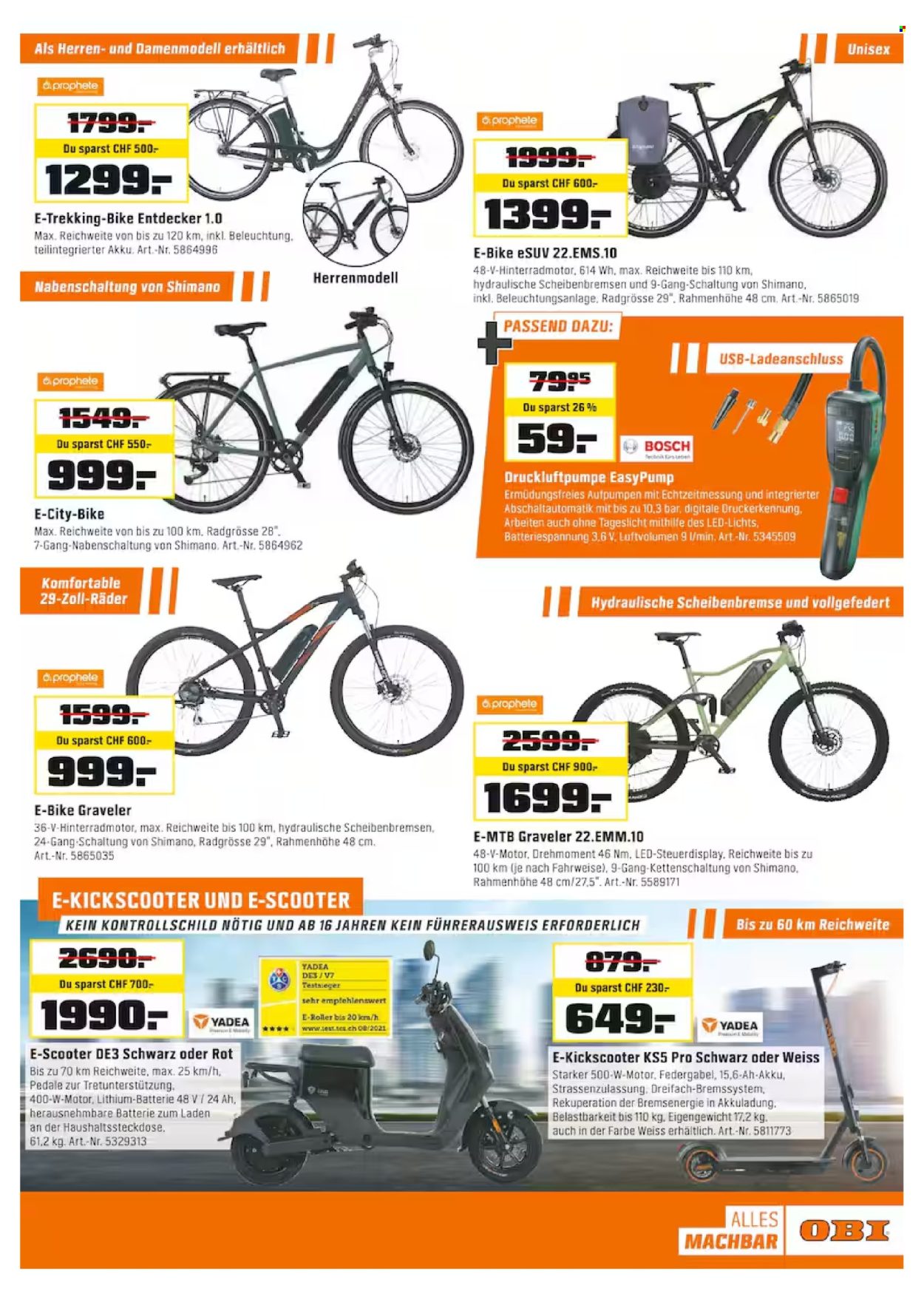 Volantino OBI - 8.4.2024 - 20.4.2024. Pagina 19