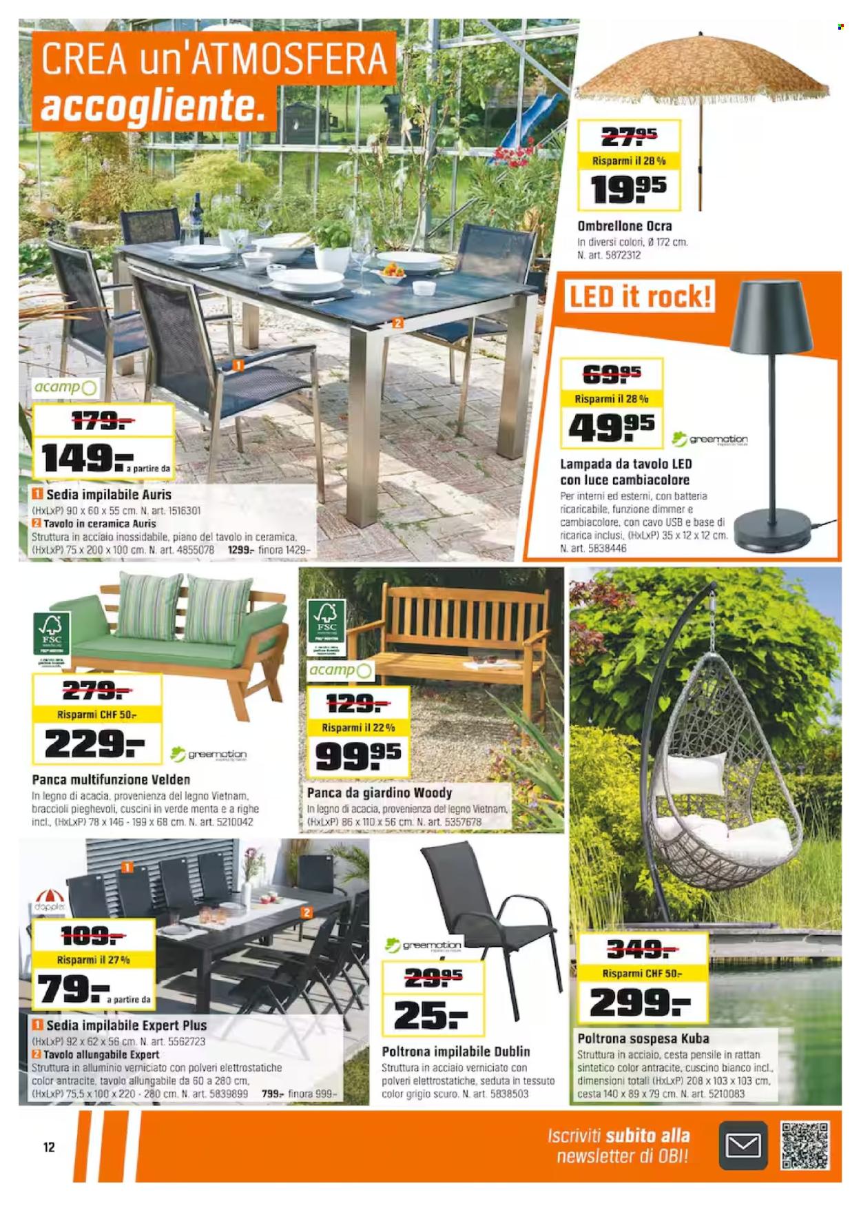 Volantino OBI - 8.4.2024 - 20.4.2024. Pagina 12